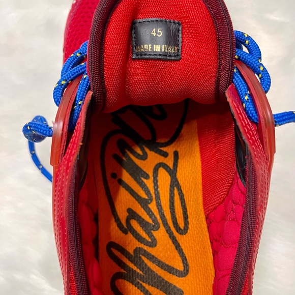 Versace Chain Reaction Sneakers - Red/Blue - Picture 5 of 6